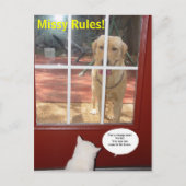 Missy Rules! Postkarte (Vorderseite)