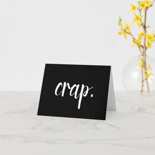 Mist bin ich traurig karte (Gelbe Blume)