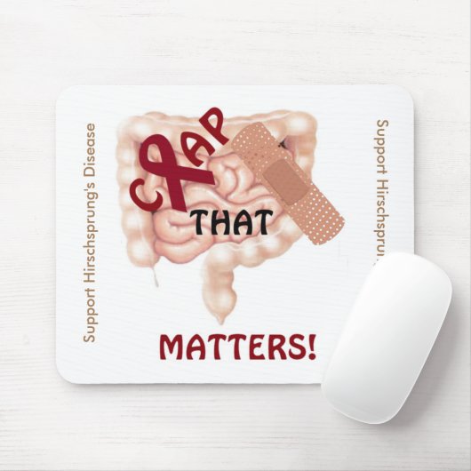 Mist, das zählt! Unterstützung der Hirschsprung-Kr Mousepad (Mit Mouse)