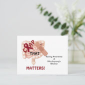 Mist, das zählt! Unterstützung der Hirschsprung-Kr Postkarte (Stehend Vorderseite)