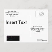 Mist, das zählt! Unterstützung der Hirschsprung-Kr Postkarte (Rückseite)