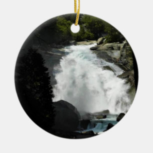 Mist Falls, King's Canyon National Park, CA Keramik Ornament