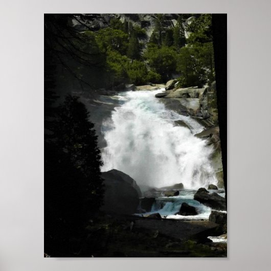 Mist Falls, King's Canyon National Park, CA Poster (Vorne)