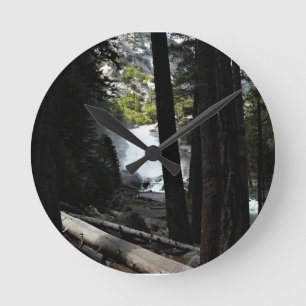 Mist Falls, King's Canyon National Park, CA Runde Wanduhr