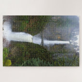 Mist & Fog of Multnomah Falls, Oregon - 20x30 inch Puzzle (Horizontal)