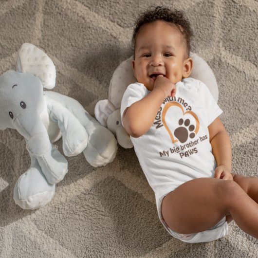 Mist mit mir? Mein großer Bruder hat Kinderkinder Baby Strampler