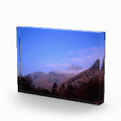 Mist The Langdale Pikes Lake District England Fotoblock (Rechts)