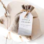 Mist Wedding Vielen Dank für Ihre Unterstützung Geschenkanhänger