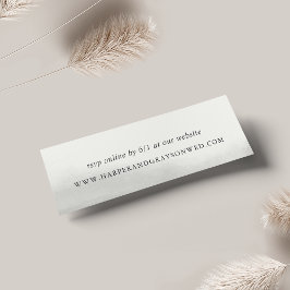 Mist Wedding Website RSVP Cards