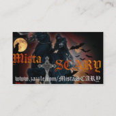 Mista BEÄNGSTIGENDE Drache-Tiger Yin- Yang Visitenkarte (Rückseite)