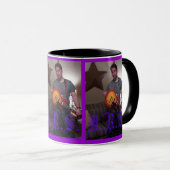 Mista BEÄNGSTIGENDE Stern-Gitarren-Tasse gotisches Tasse (VorderseiteRechts)