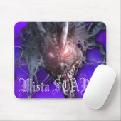 Mista BEÄNGSTIGENDER Drache lila Mousepad - (Mit Mouse)
