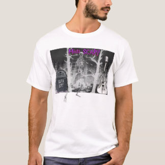 Mista BEÄNGSTIGENDER Graveyard-Szenen-Skelett-T - T-Shirt