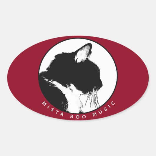Mista Boo Music Aufkleber (Vorderseite)