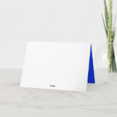 Mistaken Toothpaste Birthday Card Karte (Rückseite)