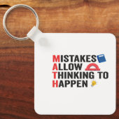 Mistakes Allows Thinking To Happens Math Teacher Schlüsselanhänger (Vorderseite)