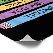 Mistakes Are Proof That You Are Trying Insrational Poster (Ecke)