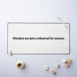 Mistakes Desk Mat Schreibtischunterlage