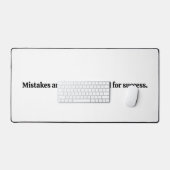 Mistakes Desk Mat Schreibtischunterlage (Tastatur & Maus)