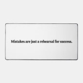 Mistakes Desk Mat Schreibtischunterlage (Vorderseite)