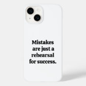Mistakes iPhone Case (Rückseite)