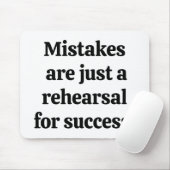 Mistakes Mouse Pad Mousepad (Mit Mouse)