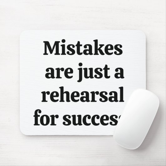 Mistakes Mouse Pad Mousepad (Mit Mouse)