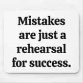 Mistakes Mouse Pad Mousepad (Vorne)