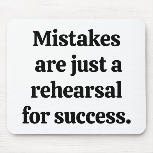 Mistakes Mouse Pad Mousepad (Vorne)