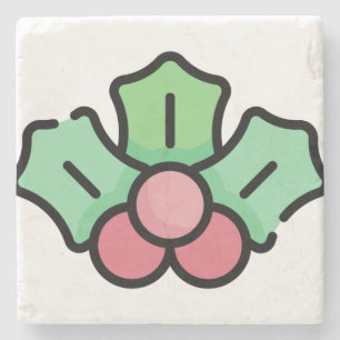 Misteloe Steinuntersetzer