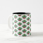 Misteloe Zweifarbige Tasse (Vorderseite Links)