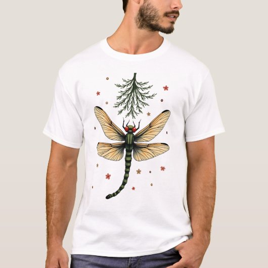 Mistelzweig-Kuss-Libelle T-Shirt (Vorderseite)