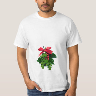 Mistelzweig-Kuss unter dem Gurt-WeihnachtsT - T-Shirt