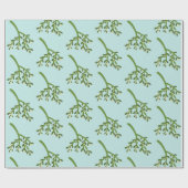 Mistelzweig-Weihnachten Geschenkpapier (Flach)