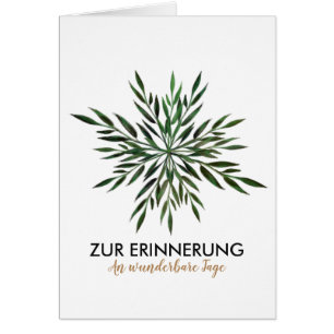 Mistelzweige Aquarell Karte is translated to: Mist