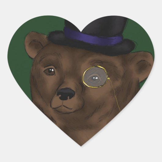 Mister Bar Heart Sticker (Vorderseite)