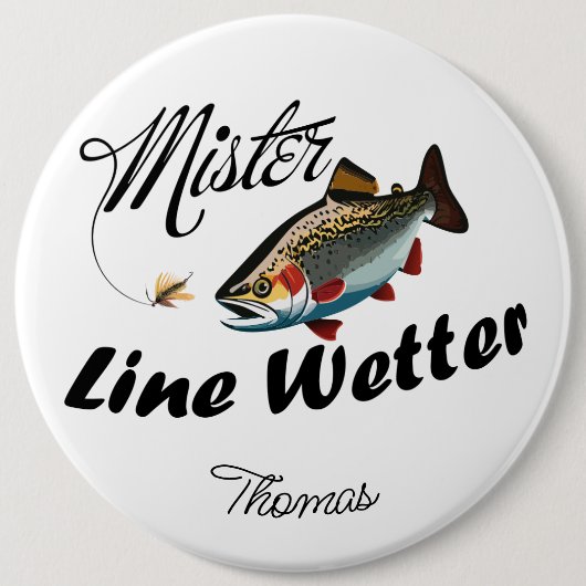 Mister Castaway Rainbow Trout Button (Vorderseite)