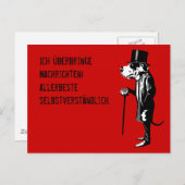 Mister Dane Postkarte (Vorne/Hinten)