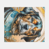 Mister Doggie Fleecedecke (Vorderseite (Horizontal))