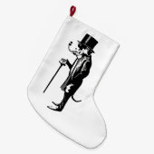 Mister Great Dane Großer Weihnachtsstrumpf (Vorderansicht (hängend))