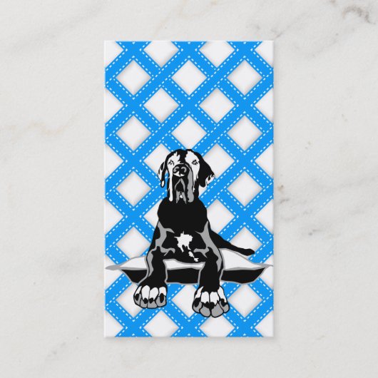 Mister Great Dane Visitenkarte (Vorderseite)