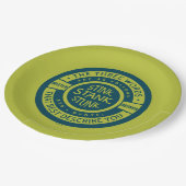 Mister Grinch | Stink Stank Stunk Pappteller (Schrägansicht)