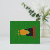 Mister Hipster Postkarte (Stehend Vorderseite)