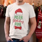 Mister Holiday Hunk Moderne Weihnachtsfeiertage Tri-Blend Shirt