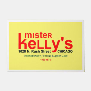 Mister Kelly's Supper Club, Rush St, Chicago, IL Fußmatte