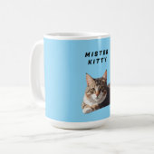 Mister Kitty – Süßes Katzen-Charakter-Design Kaffeetasse (Vorderseite Links)
