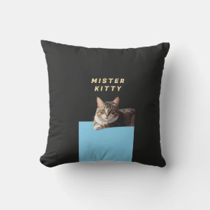 Mister Kitty – Süßes Katzen-Charakter-Design Kissen