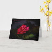 "Mister Lincoln" / "Before" Karte (Gelbe Blume)