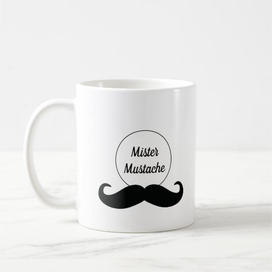 Mister Mustache Tasse (Links)