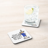 Mister Old Furz Birthday Spaß Getränkeuntersetzer (Rechte Seite)